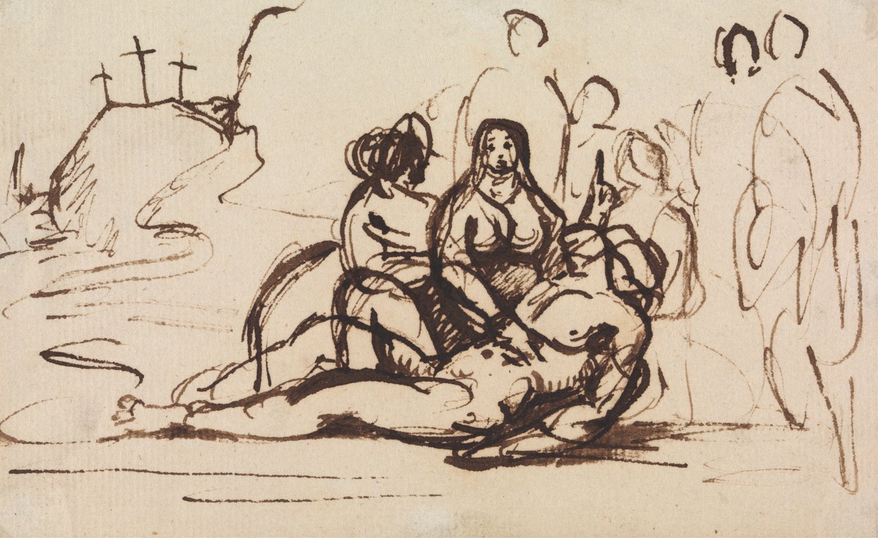 Étude de la Pietà - Benjamin Robert Haydon