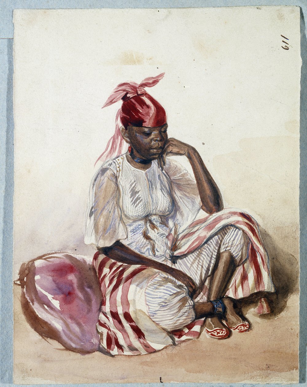 Négresse en costume - Benjamin Roubaud