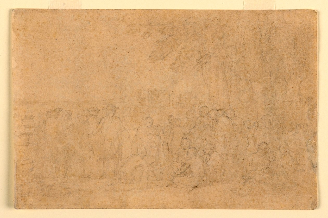 Dessin, Esquisse pour le "Traité de Penn", 1772 - Benjamin West