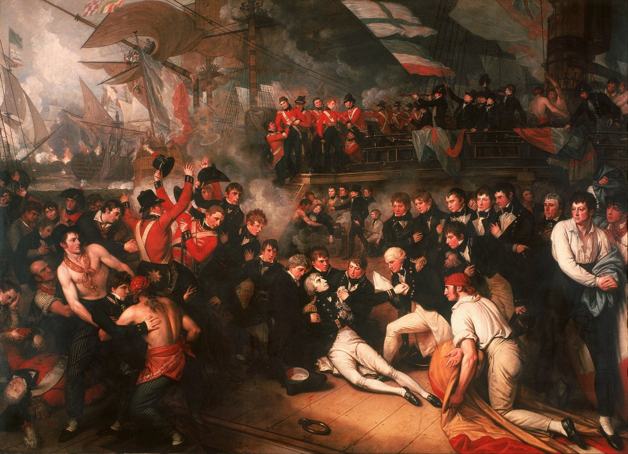 La Mort de Nelson, 1806 - Benjamin West