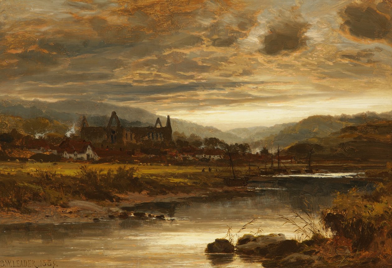 Abbaye de Tintern, Pays de Galles - Benjamin Williams Leader