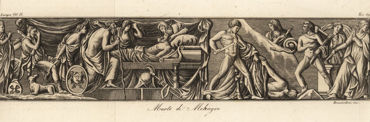 Mort de Méléagre - Bennardoni Bennardoni