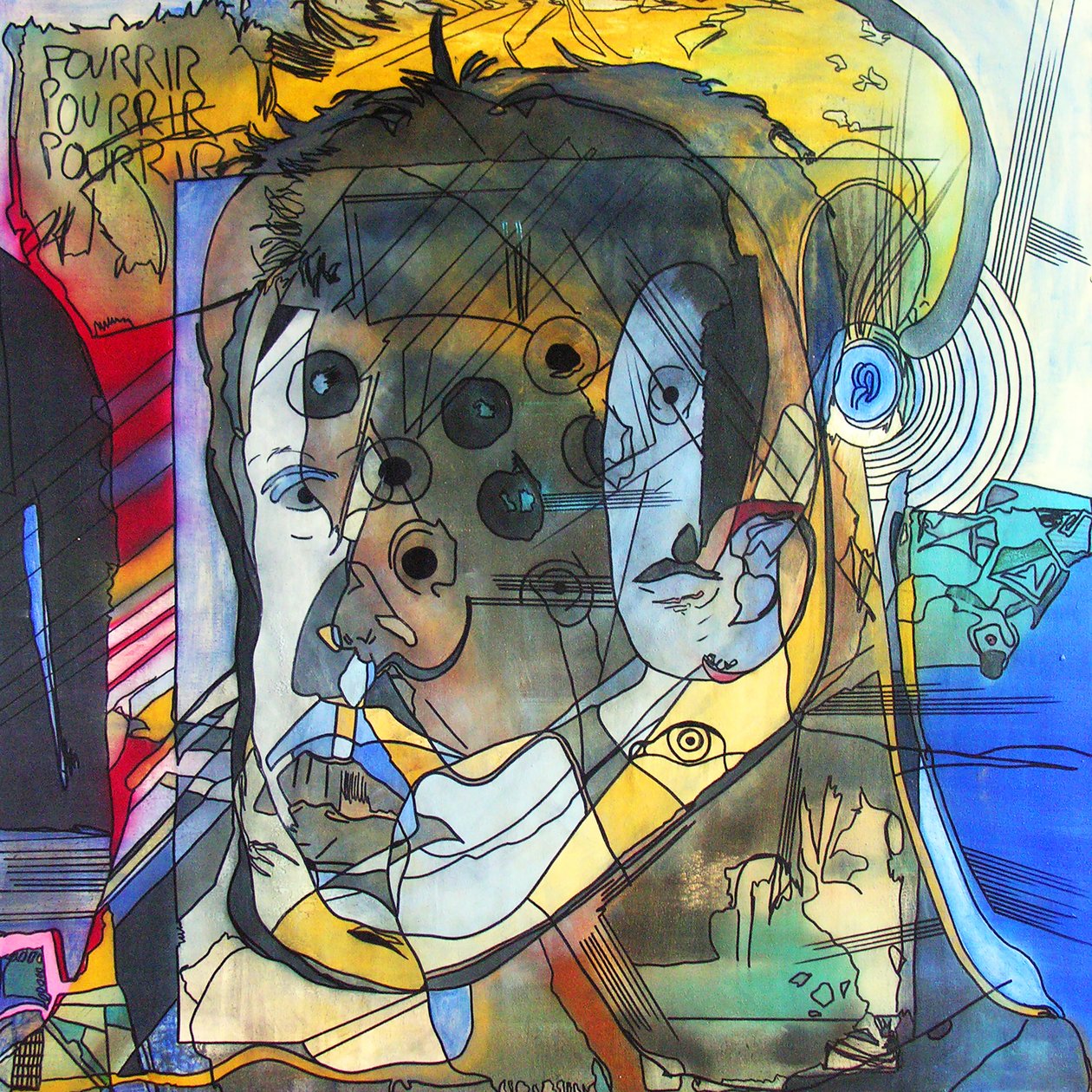 Pourrir, 2007 (oil on canvas) - Benoit Erwann Boucherot