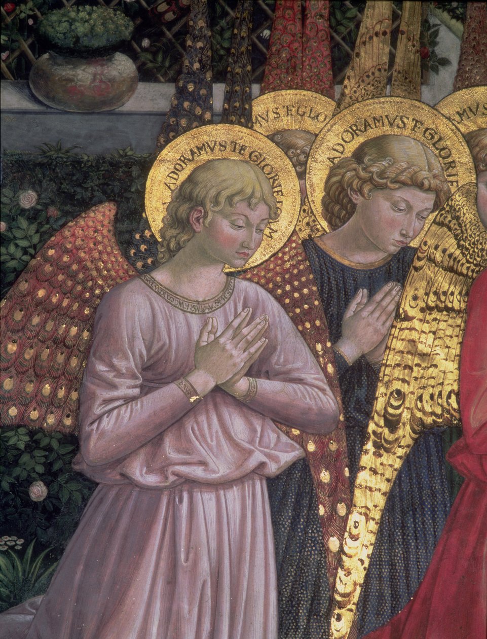 Anges, 1459 (détail) - Benozzo di Lese di Sandro Gozzoli