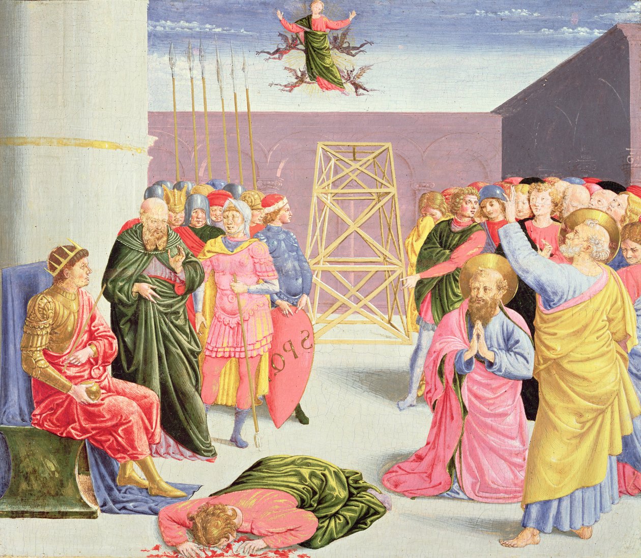 Saint Pierre et Simon le Magicien, 15ème siècle - Benozzo di Lese di Sandro Gozzoli