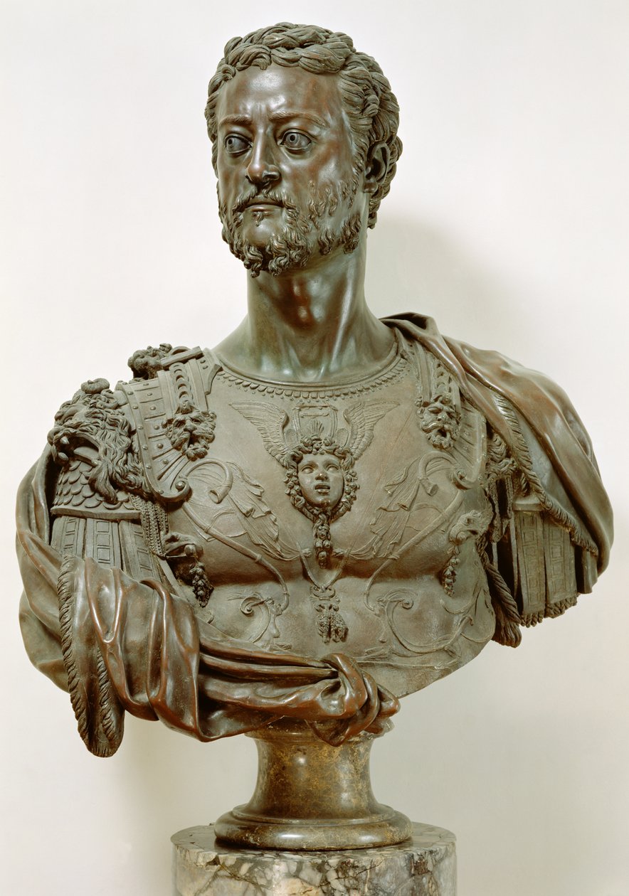 Buste portrait de Cosme Ier de Médicis (1519-74) 1545 - Benvenuto Cellini
