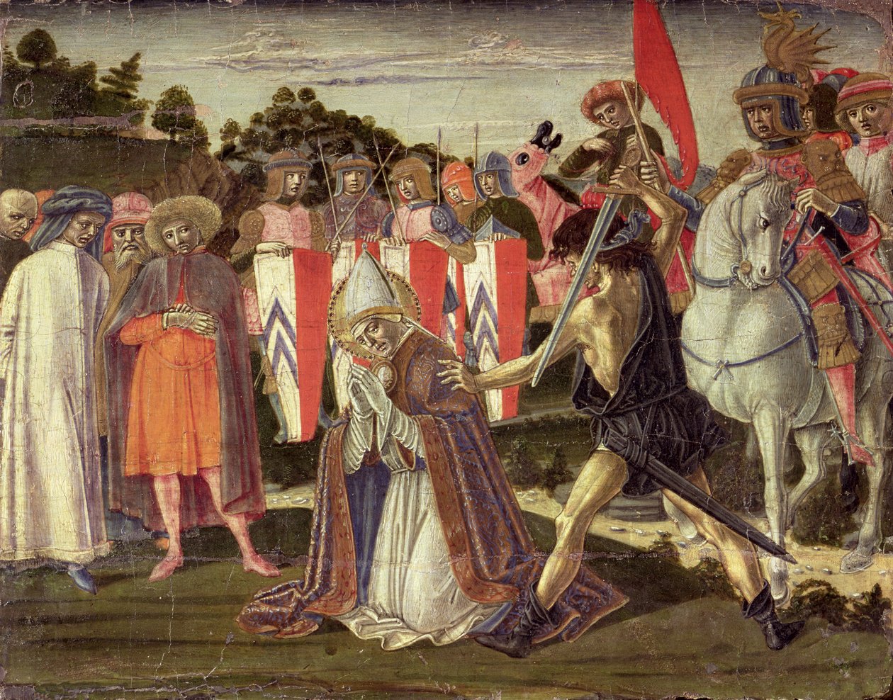 Le martyre de Saint Fabien - Benvenuto di Giovanni