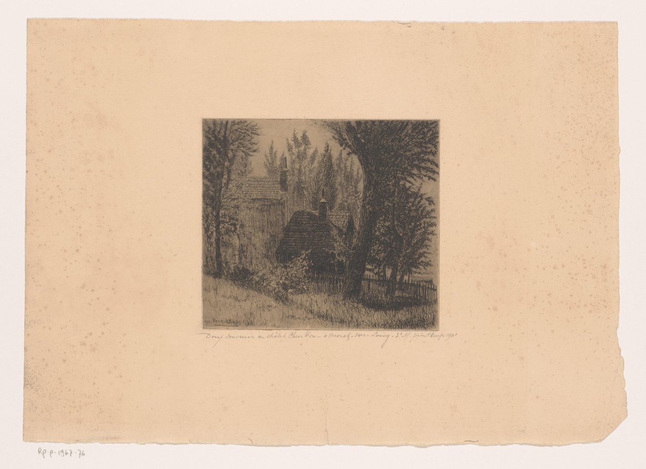 Maison dans un paysage près de Moret-sur-Loing - Bernard Klene