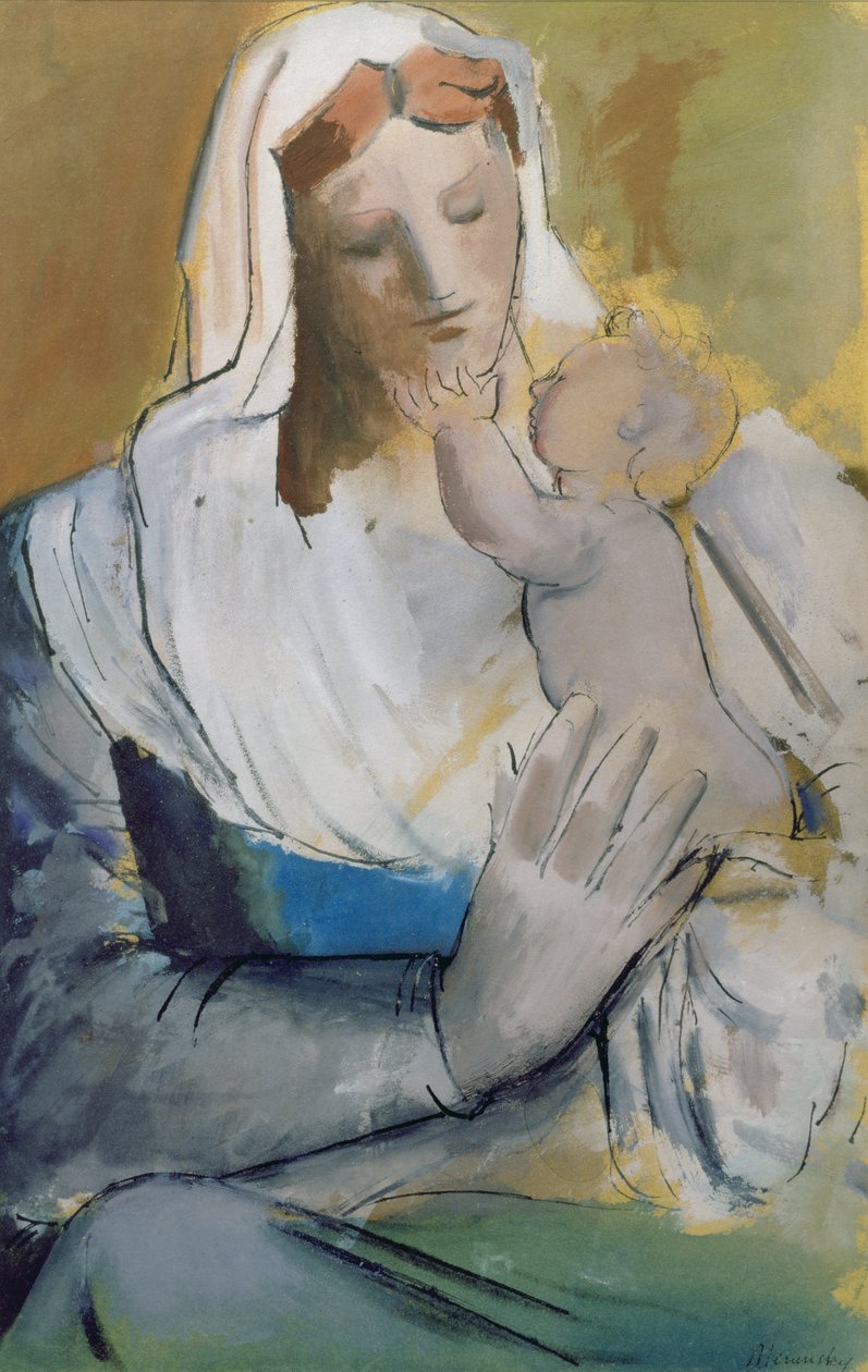 Mère et enfant - Bernard Meninsky