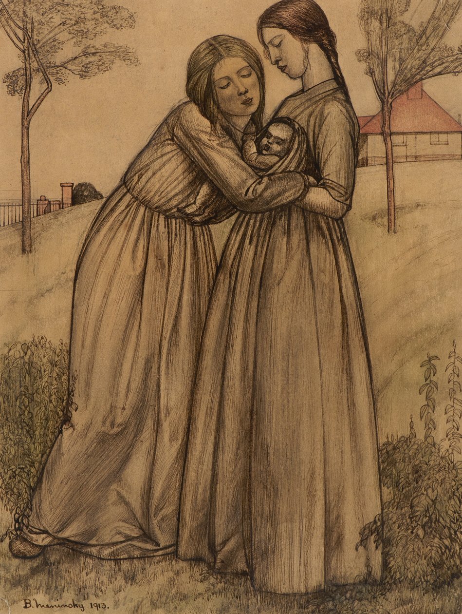 Deux femmes et un enfant - Bernard Meninsky