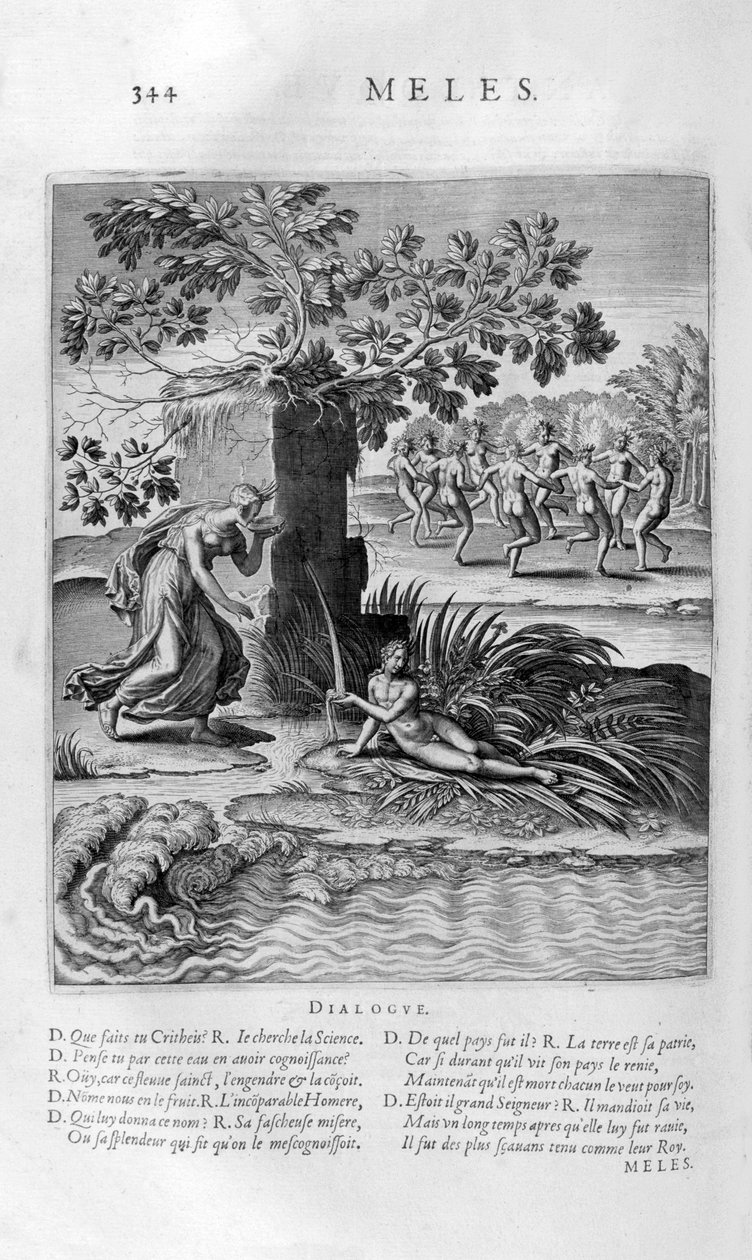 Rivière Meles, 1615 - Bernard Picart