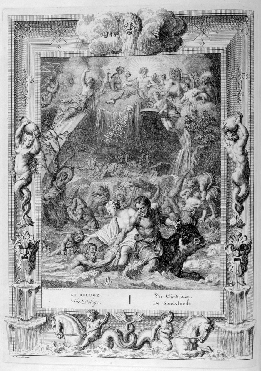 Le Déluge, 1733 - Bernard Picart