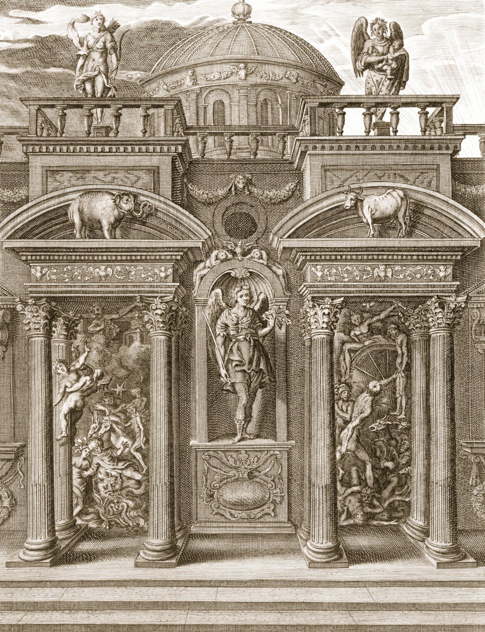 La Maison du Sommeil, 1731 - Bernard Picart