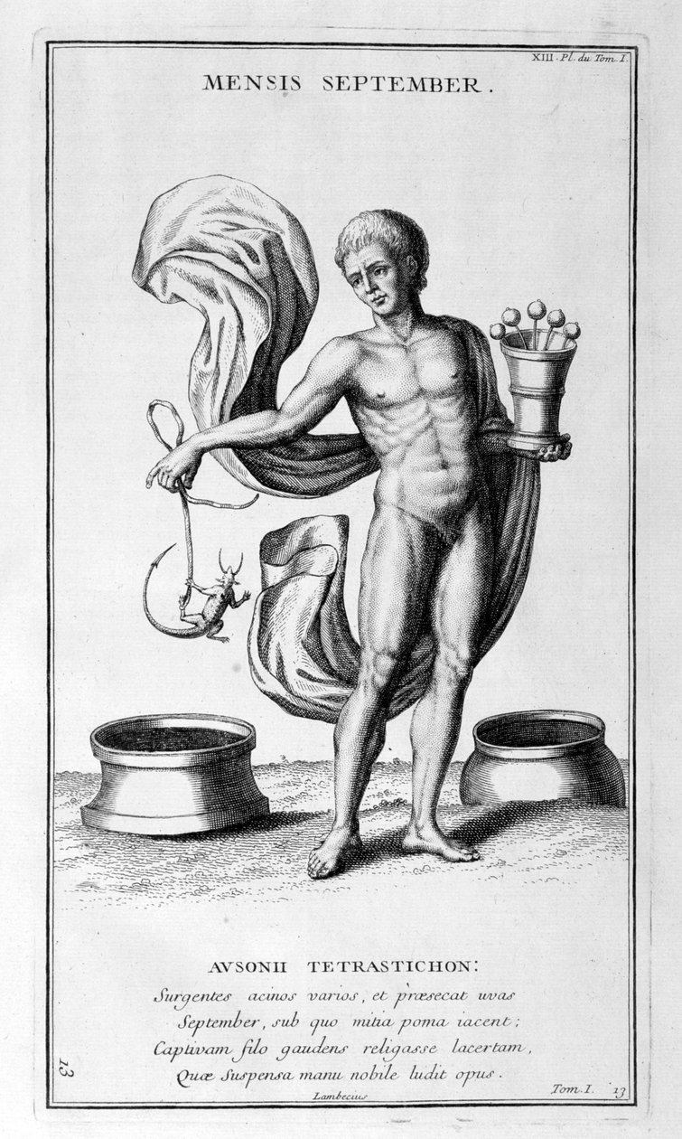 Une représentation de septembre, 1757 - Bernard de Montfaucon