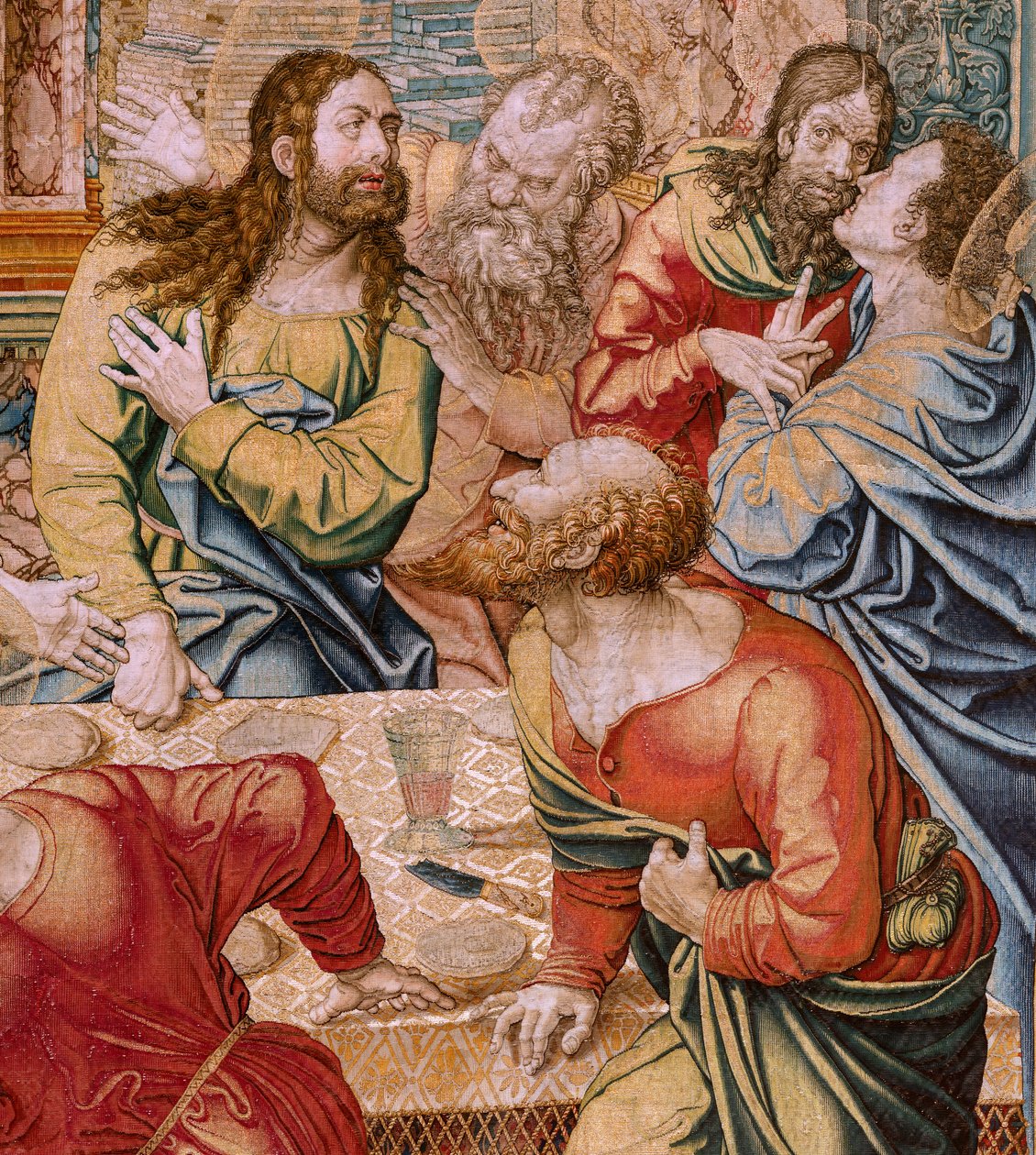 Tapisserie flamande. La Cène - Bernard van (after) Orley