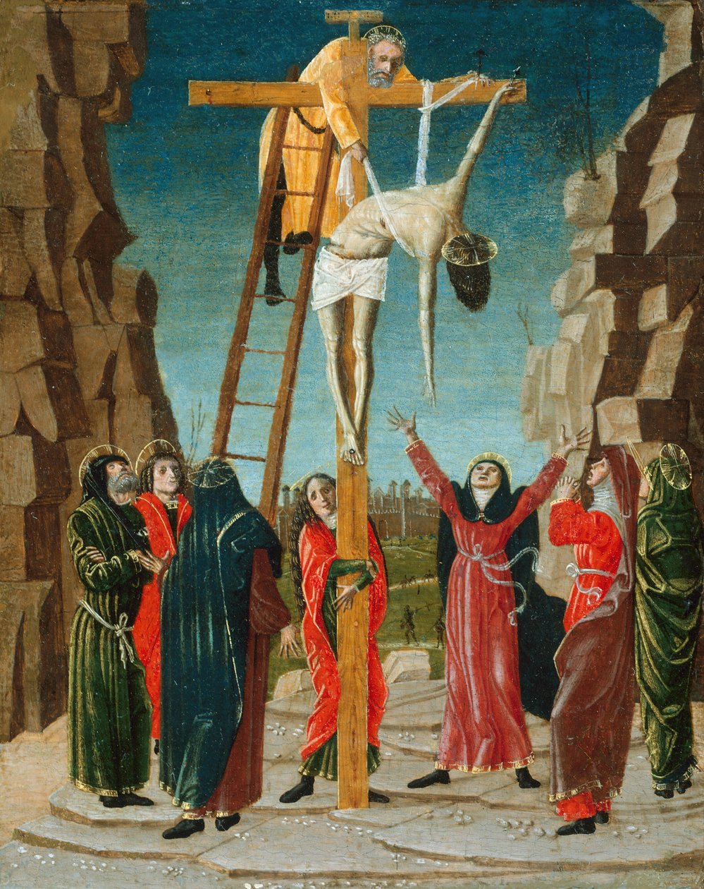 La Descente de Croix, vers 1485 - Bernardino Butinone