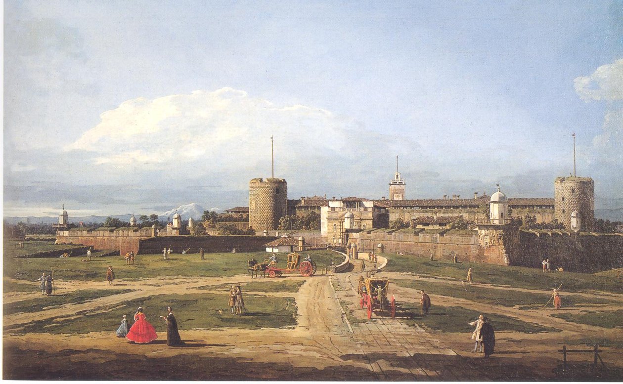 Château des Sforza de Milan - Bernardo Bellotto