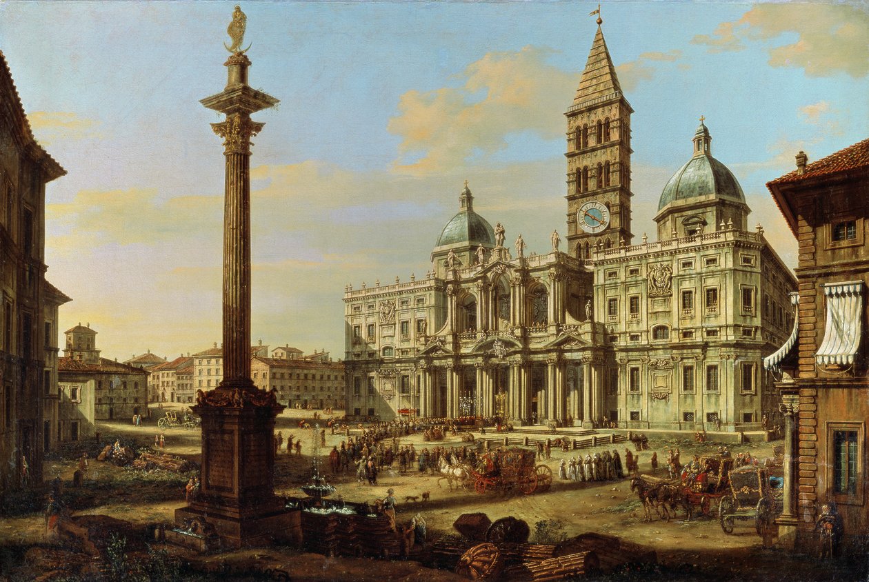 Santa Maria Maggiore, Rome, 1739 - Bernardo Bellotto