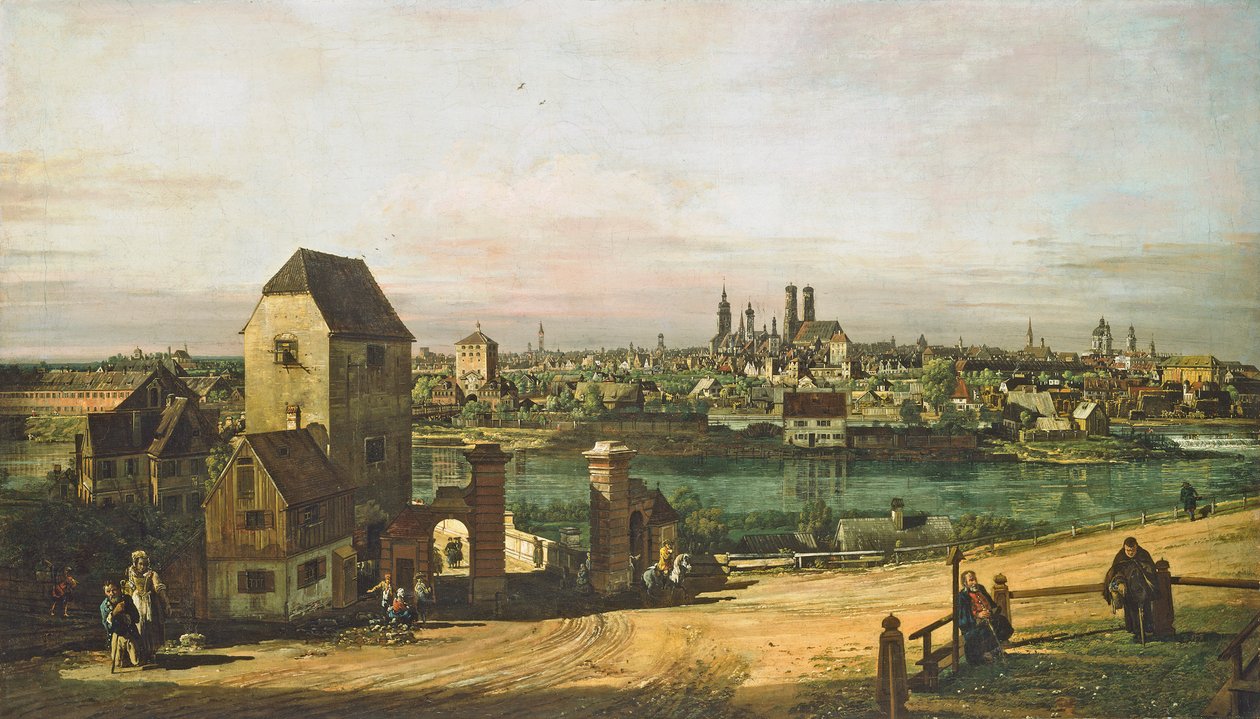 Vue de Munich, vers 1761 - Bernardo Bellotto