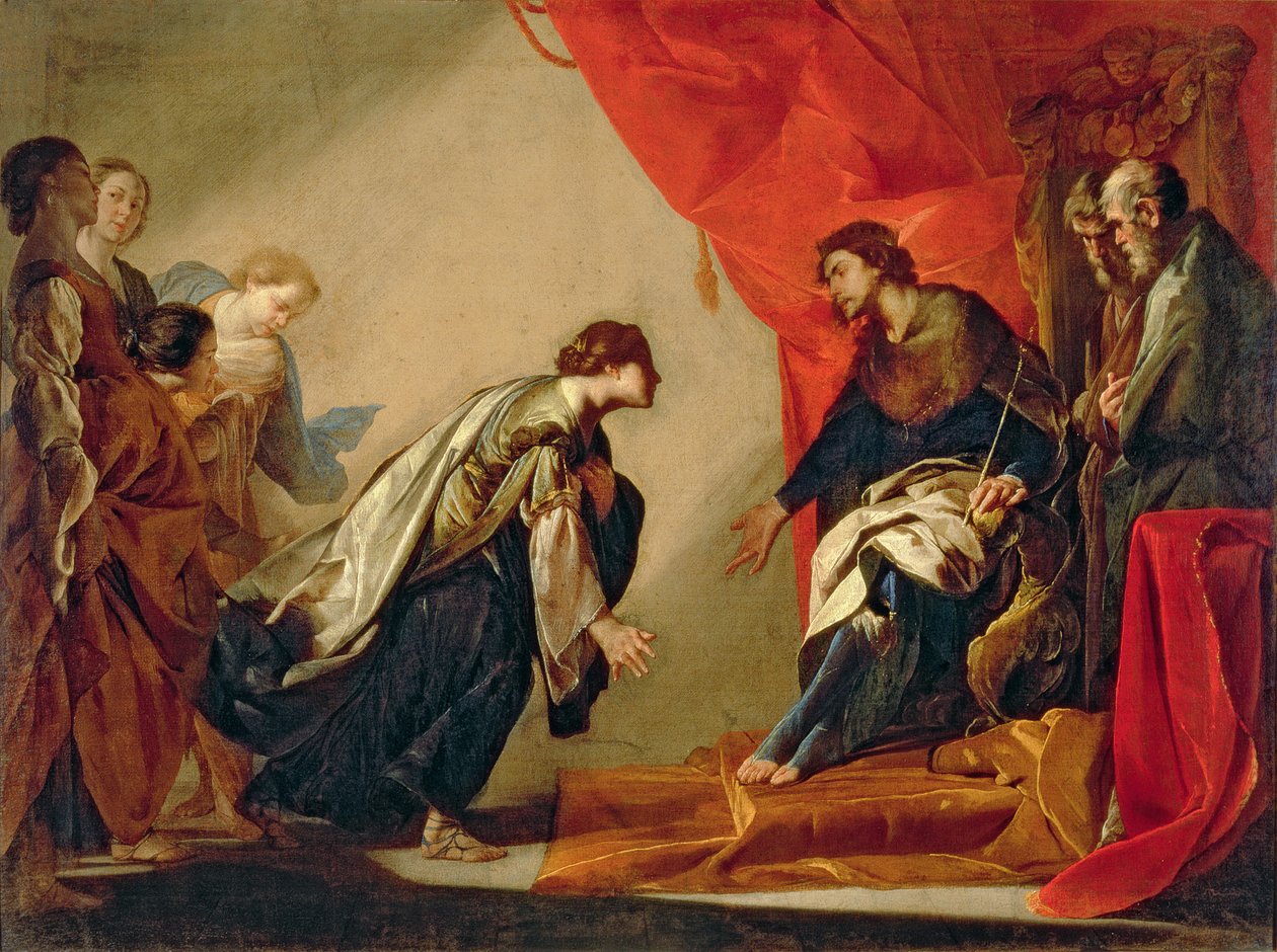 Esther devant Assuérus, vers 1645-50 - Bernardo Cavallino