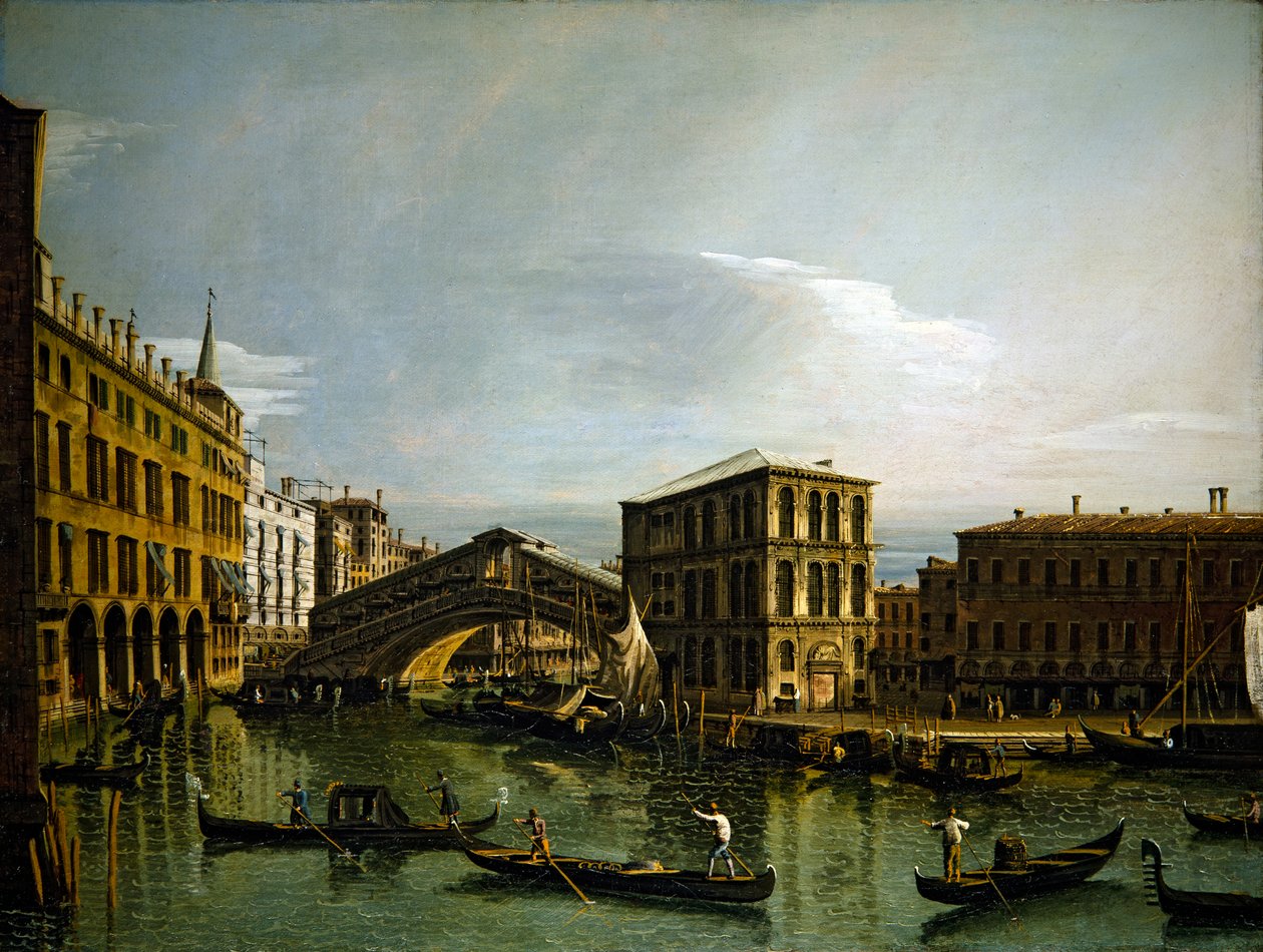 Le Grand Canal, Venise - Bernardo Bellotto