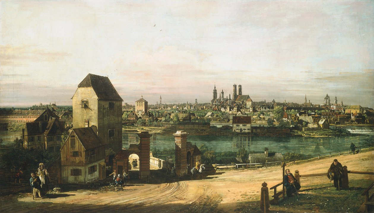 Vue de Munich, vers 1761 - Bernardo Bellotto