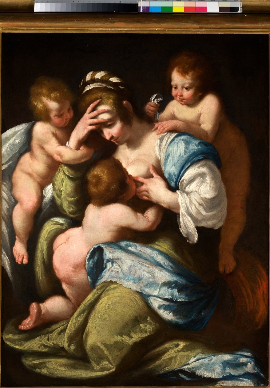 Charité chrétienne, c.1610 - Bernardo Strozzi