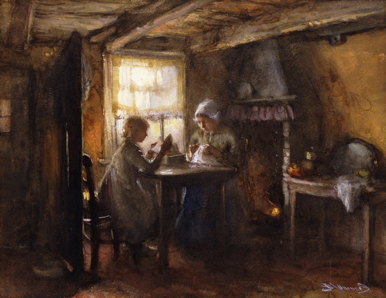 Un après-midi tranquille - Bernardus Johannes Blommers or Bloomers