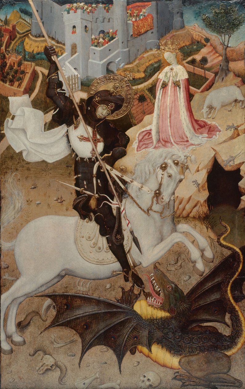 Saint Georges tuant le dragon - Bernat Martorelli