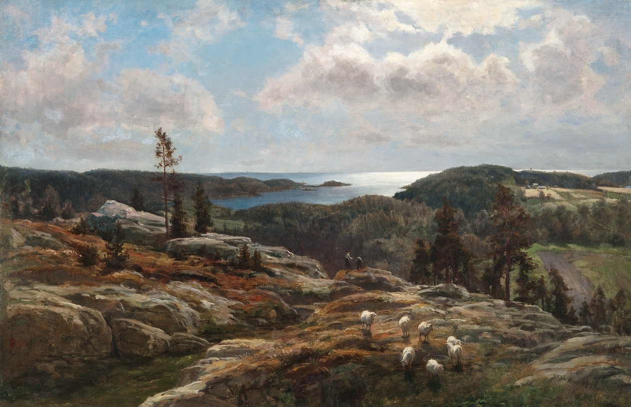 Vue de Ladoga - Berndt Lindholm