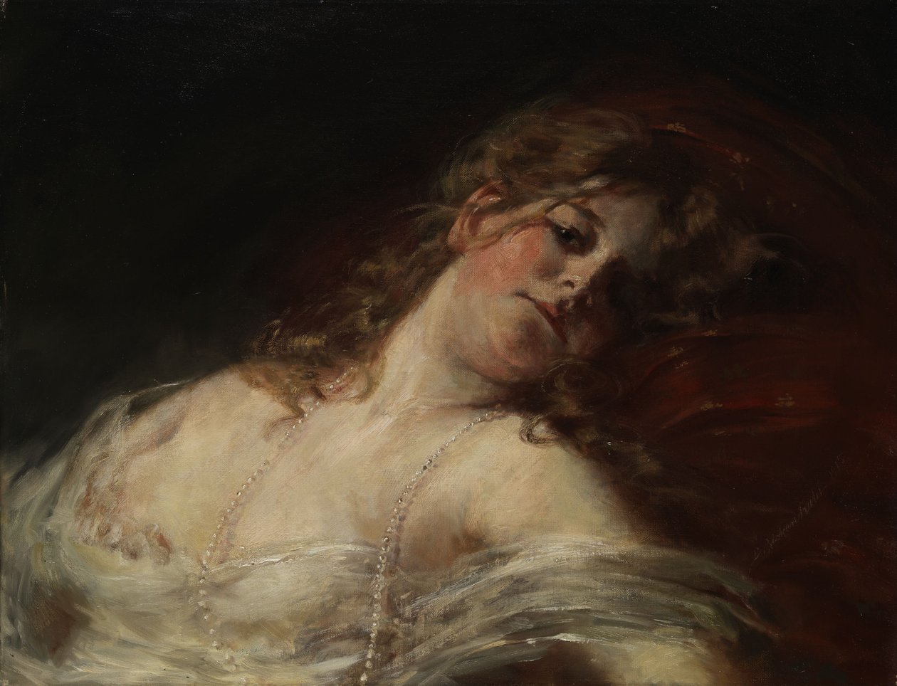 Ruhendes Mädchen - Bernhard Zickendraht