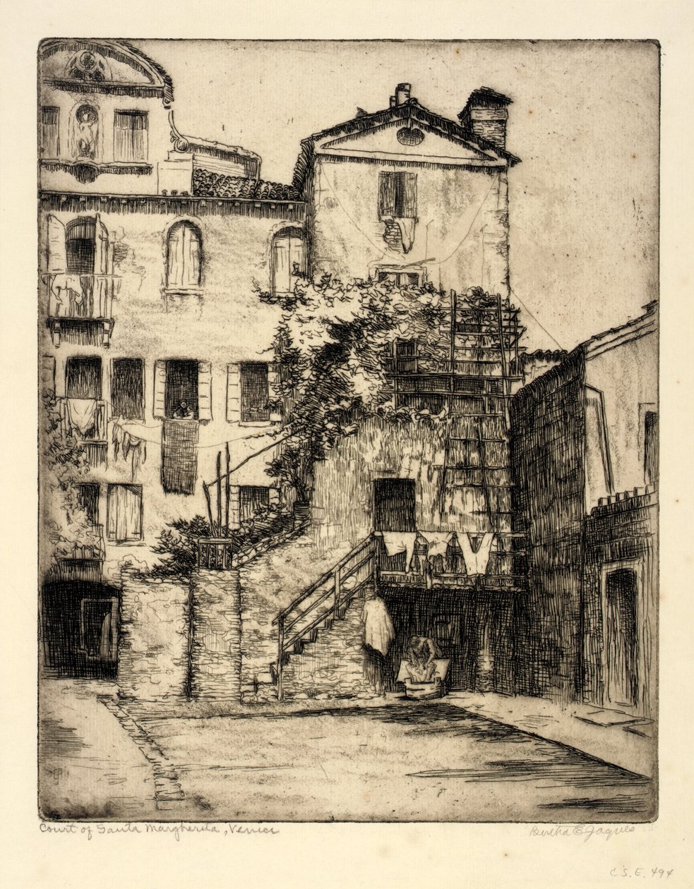 Tribunal de Santa Margherita, Venise - Bertha E. Jaques