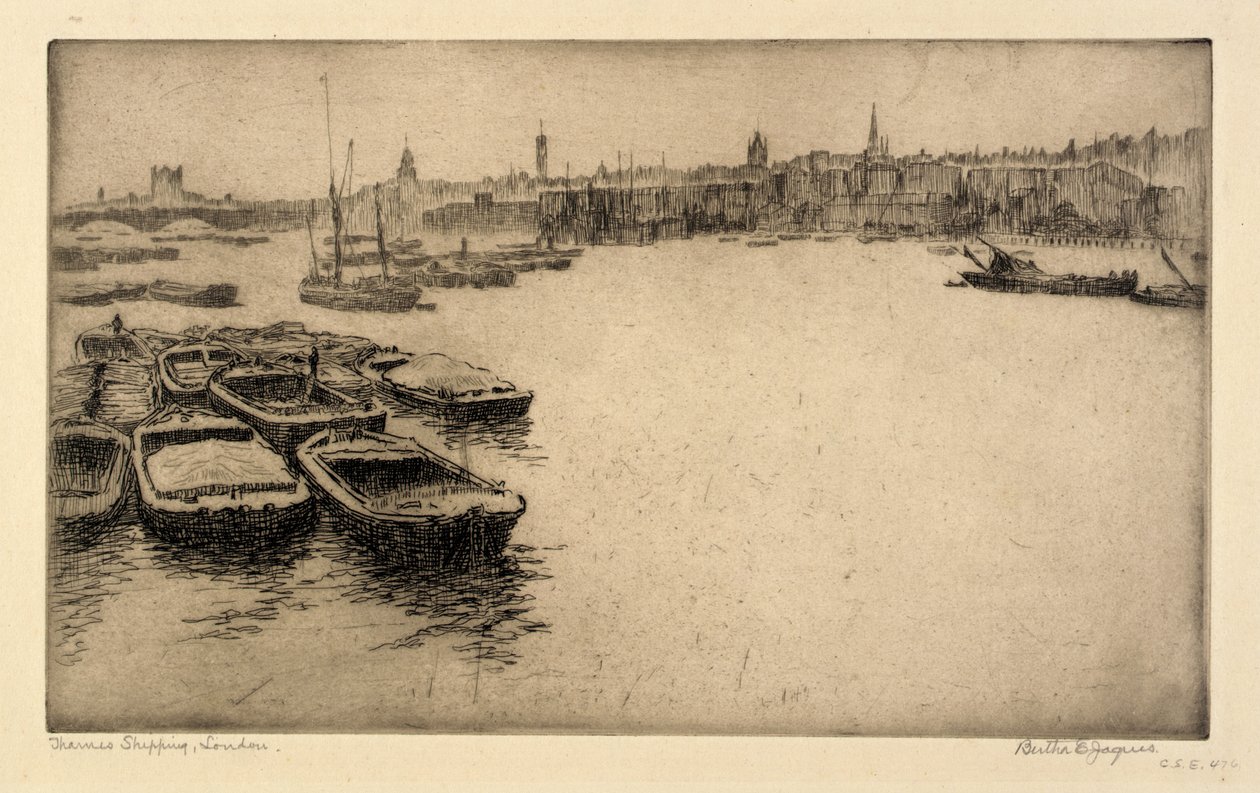 Thames Shipping, Londres - Bertha E. Jaques