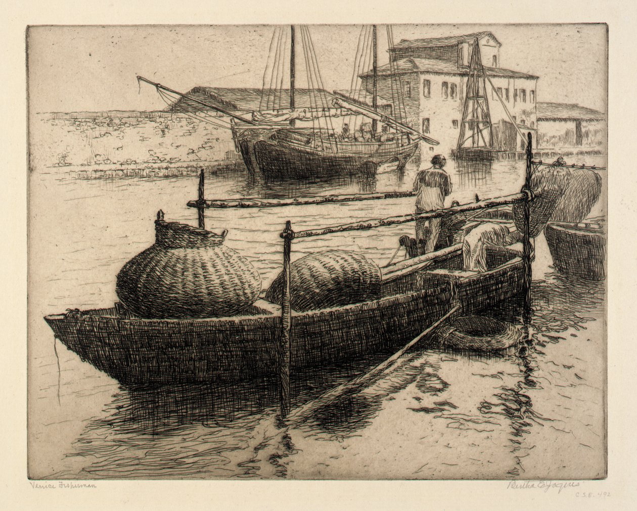 Pêcheur de Venise - Bertha E. Jaques