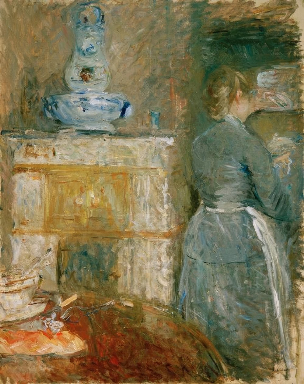 Dans la salle à manger - Berthe Morisot