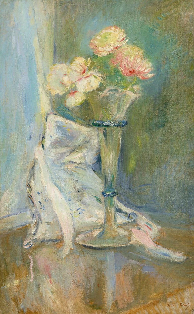 Anémones roses, 1891 - Berthe Morisot