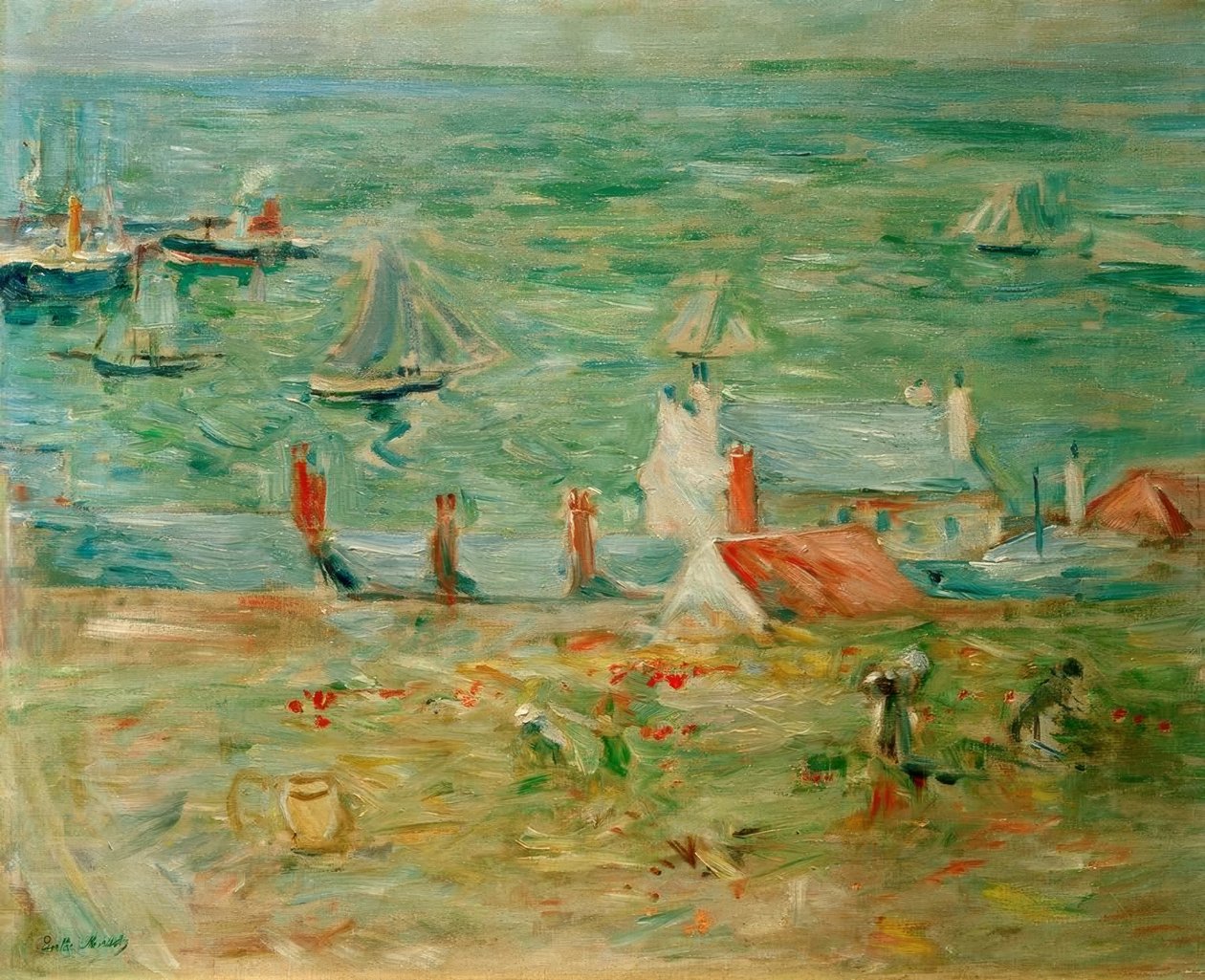 Le port de Gorey - Berthe Morisot