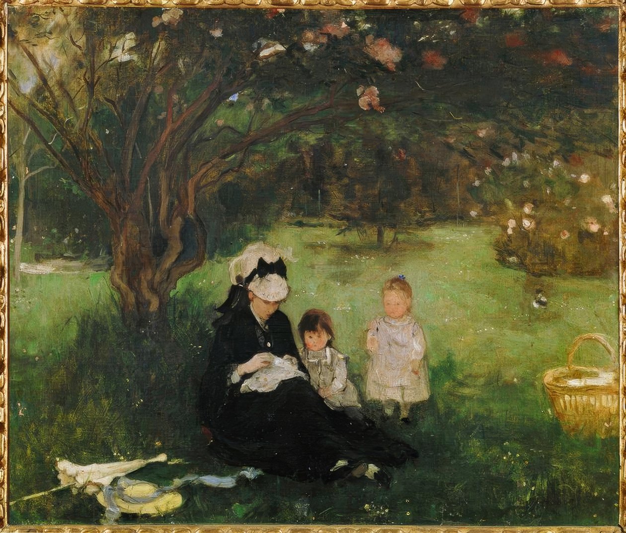 Lilas à Maurecourt - Berthe Morisot
