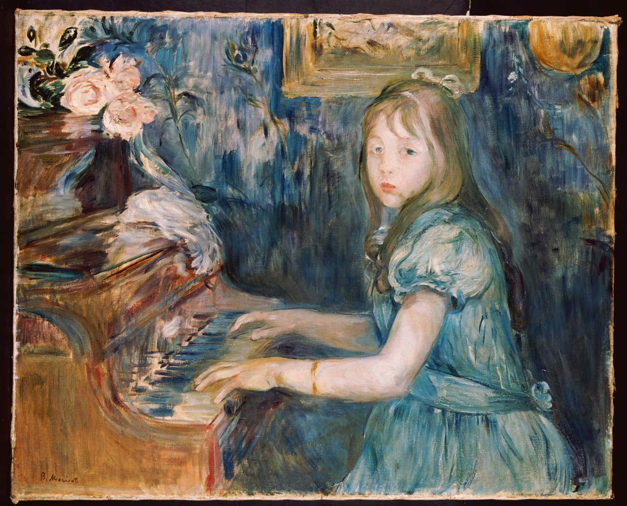 Lucie Léon au Piano, vers 1892 - Berthe Morisot