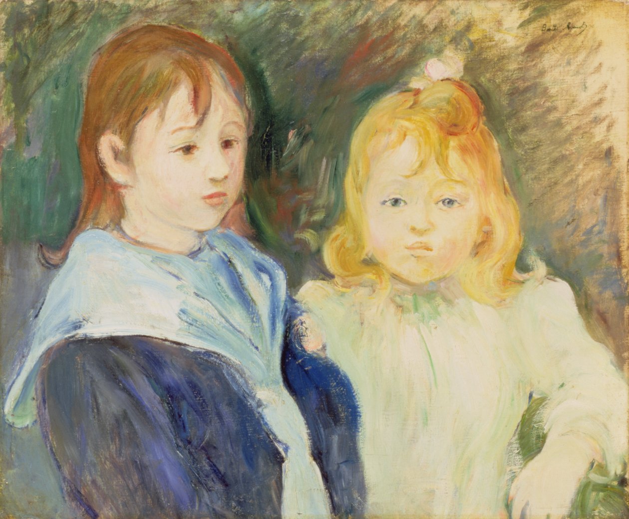 Portrait de deux enfants, 1893 - Berthe Morisot