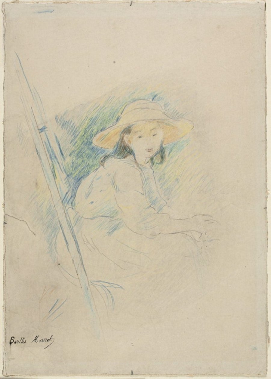 Fille Assise (Julie Manet) - Berthe Morisot