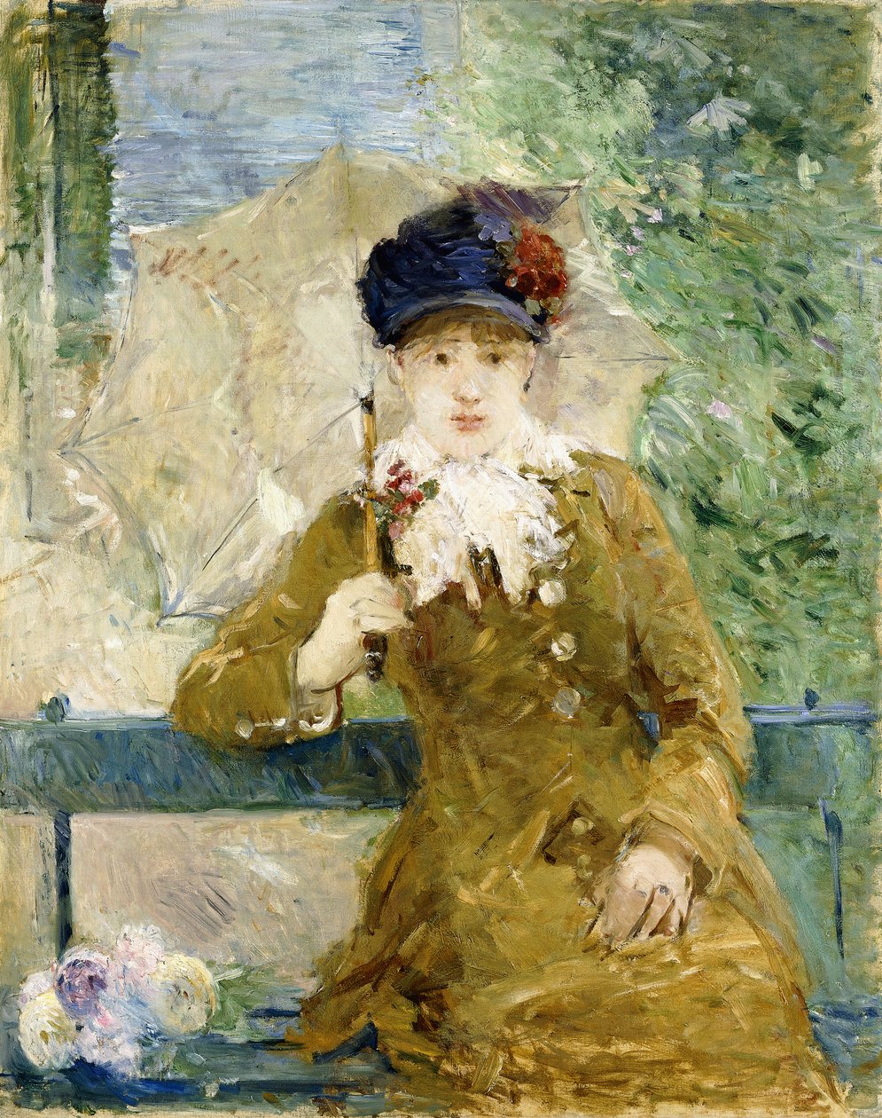 Femme avec une ombrelle, 1881 - Berthe Morisot