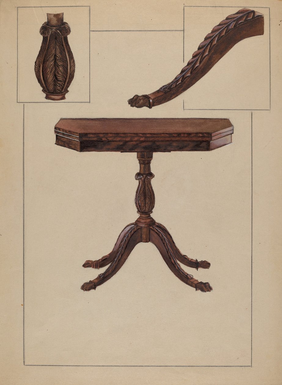 Table de jeu - Bessie Forman