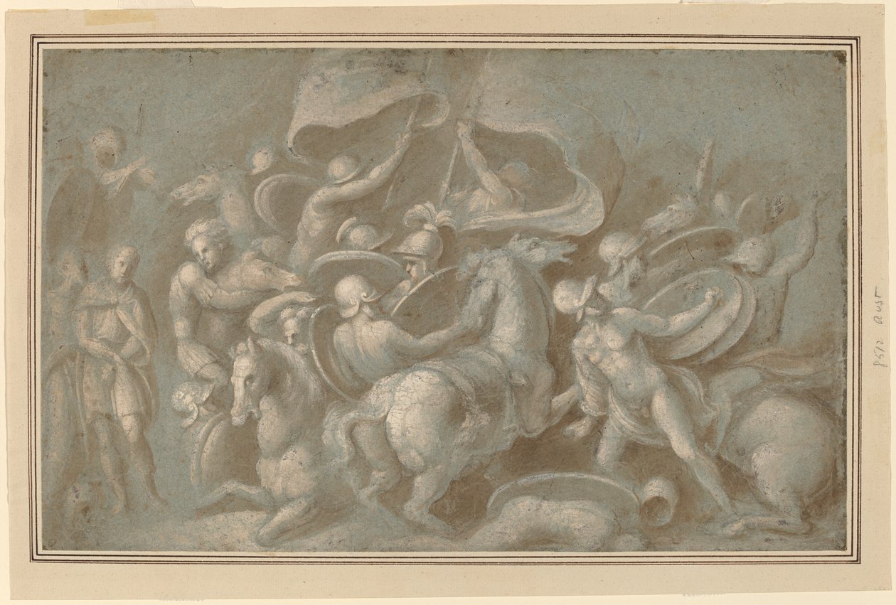 Scène de bataille - Biagio Pupini