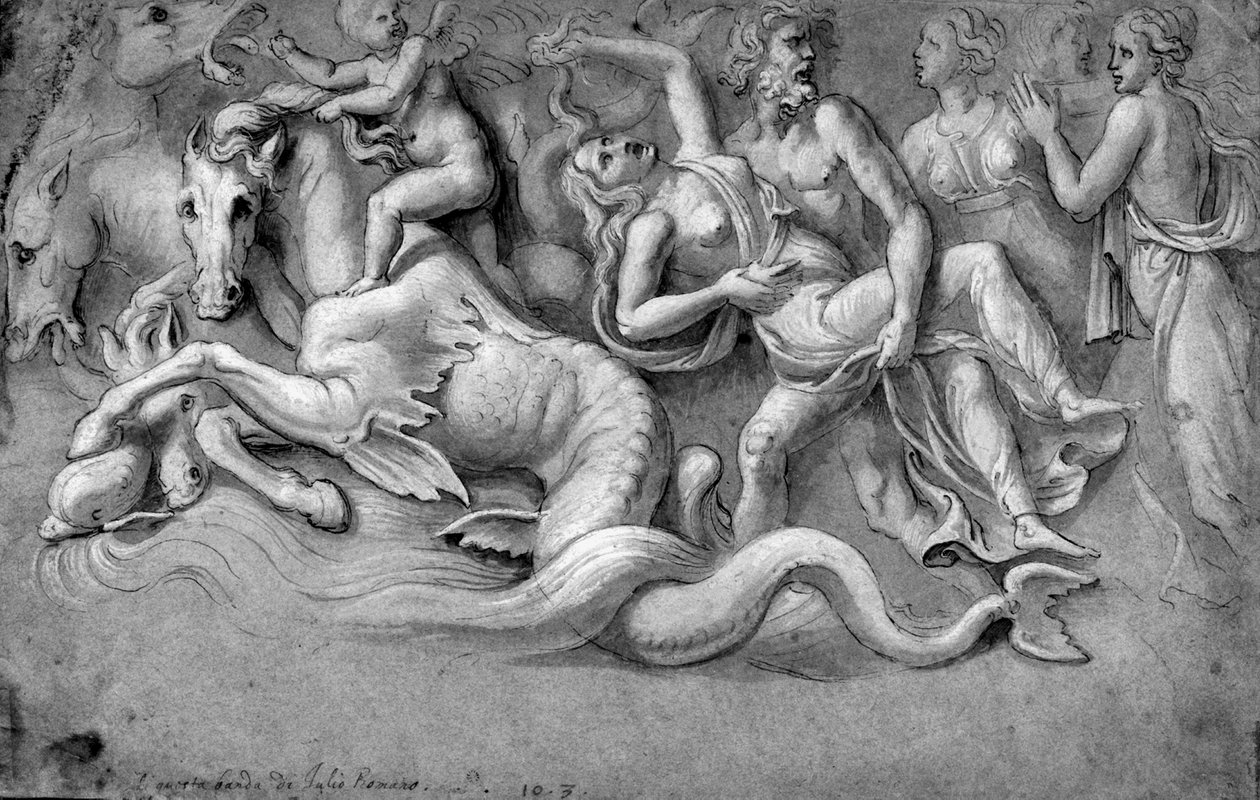 Neptune enlevant Caenis - Biagio Pupini
