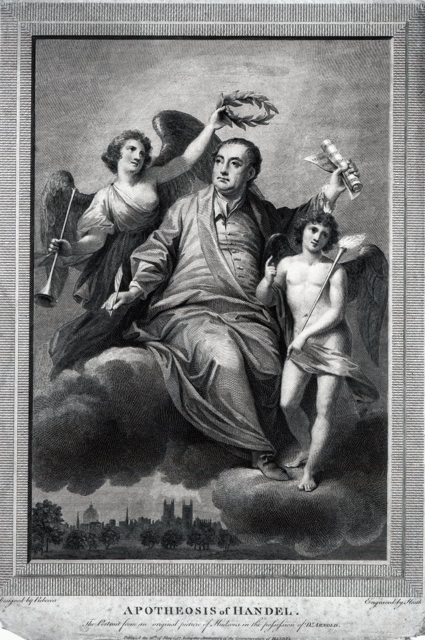 Apothéose de Haendel, 1787 - Biagio Rebecca