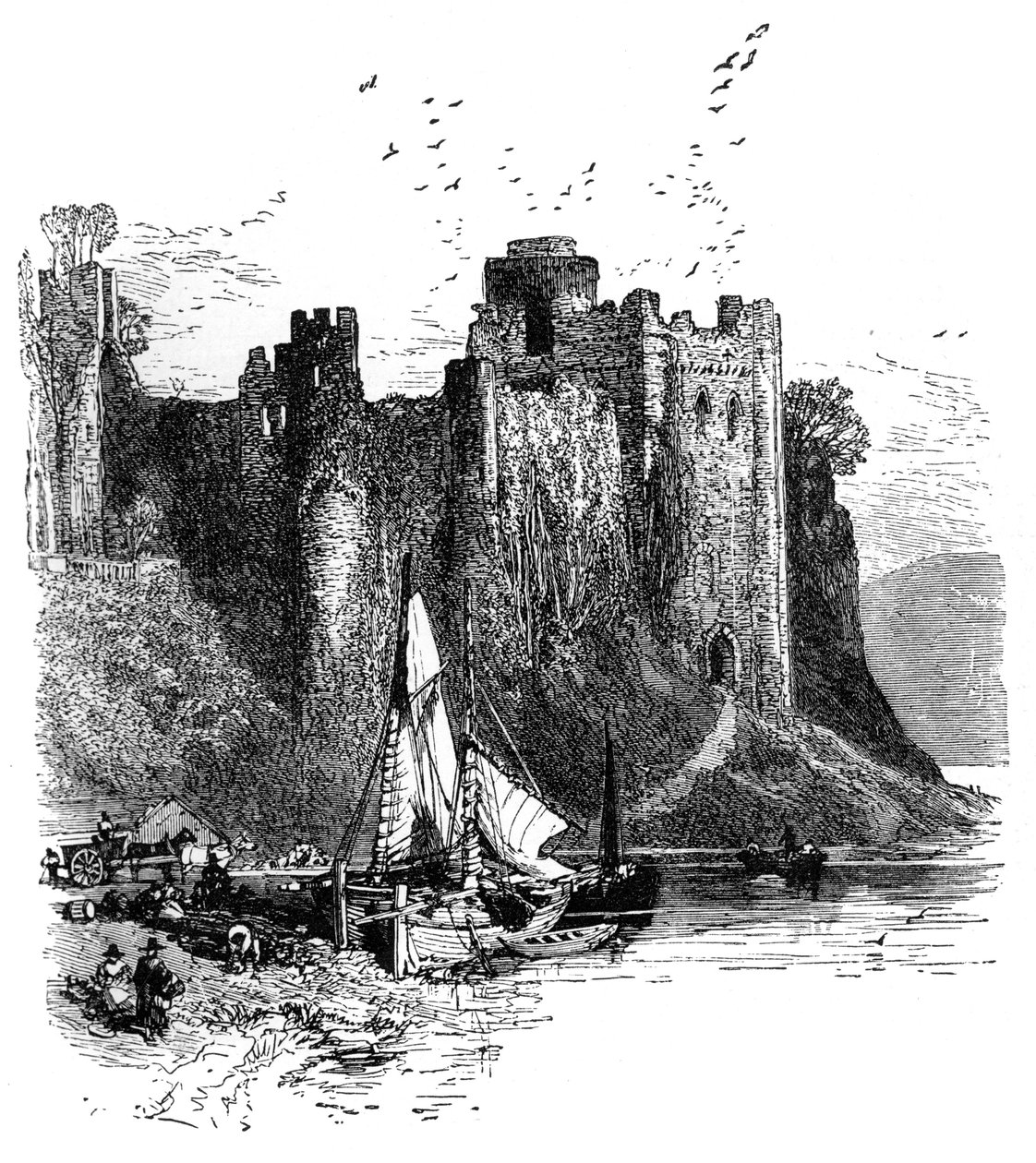 Château de Pembroke, années 1930 - Birket Foster