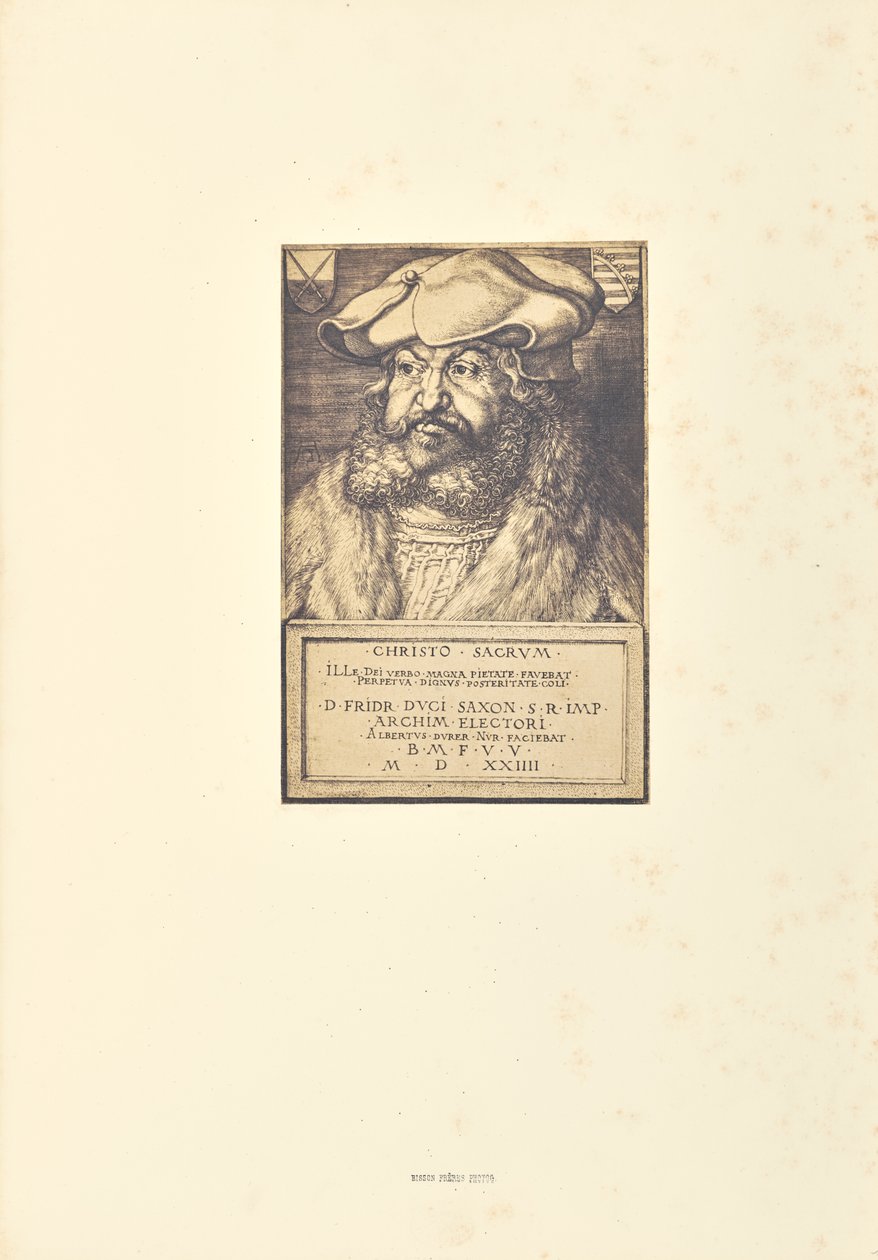 Frédéric, électeur de Saxe - Bisson Frères