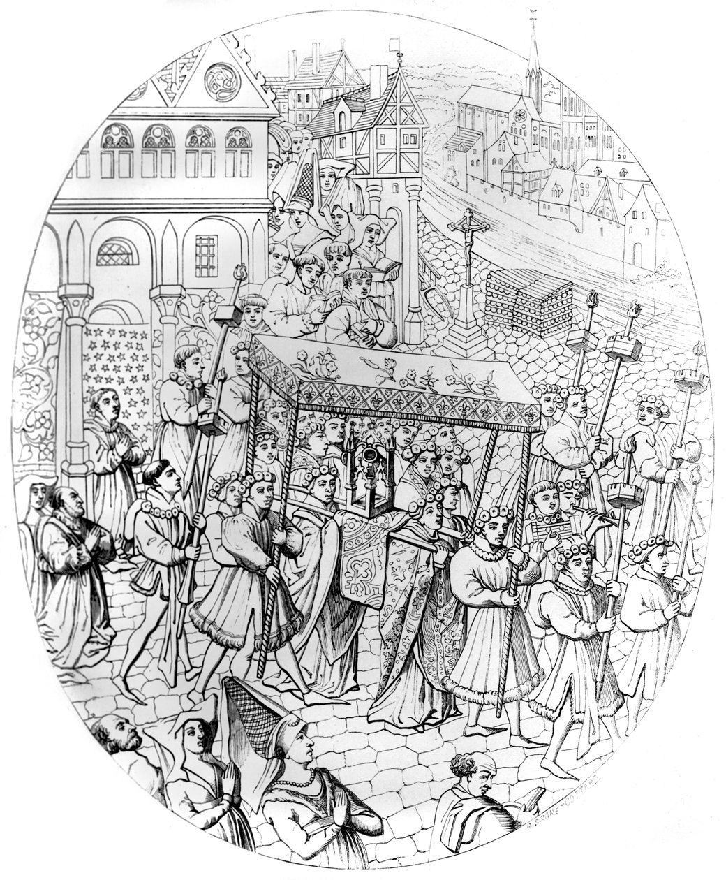 Procession religieuse - Bisson and Cottard