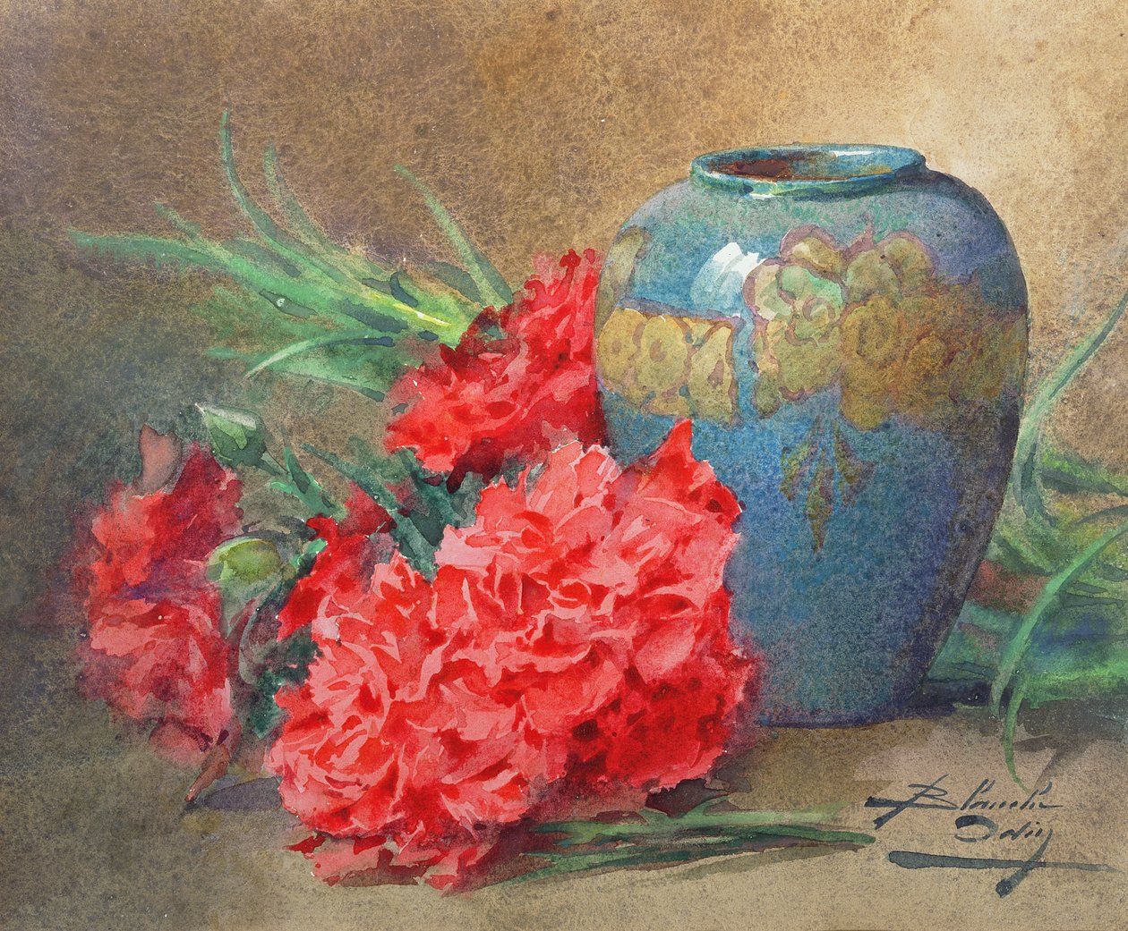 Nature Morte avec Œillets à côté d